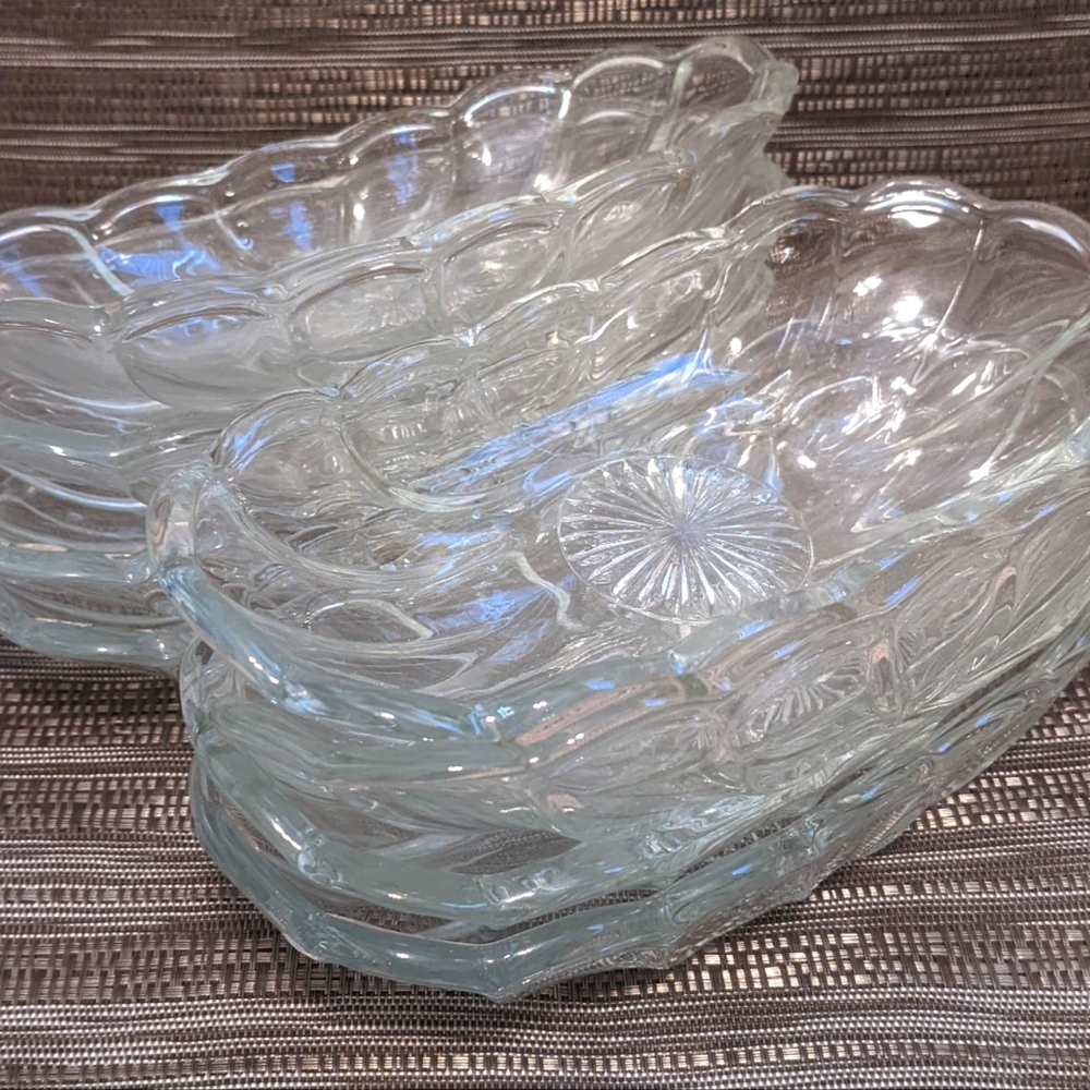 Banana split dishes - set of 8